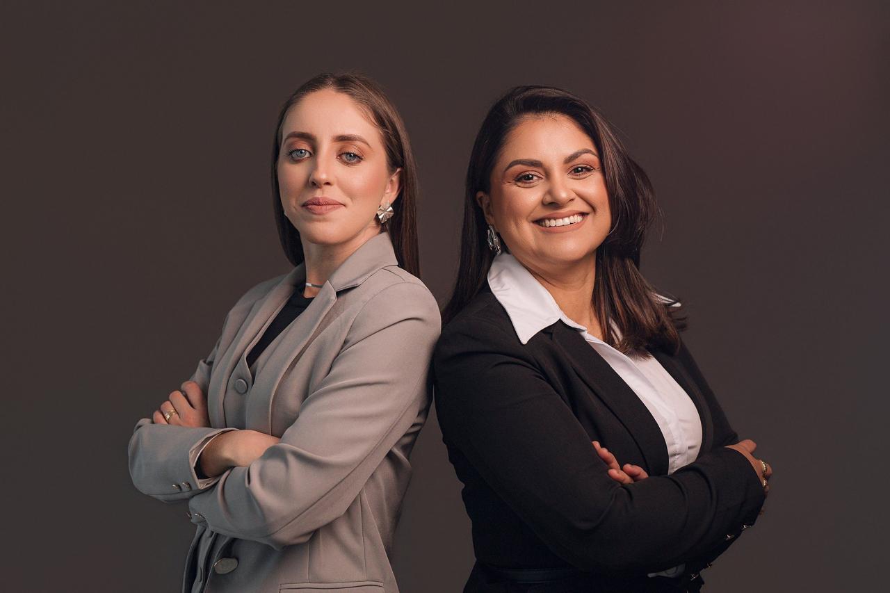 Saionara Pegoraro e Keila Hostapiuk, fundadoras da Gerencial Pato Branco