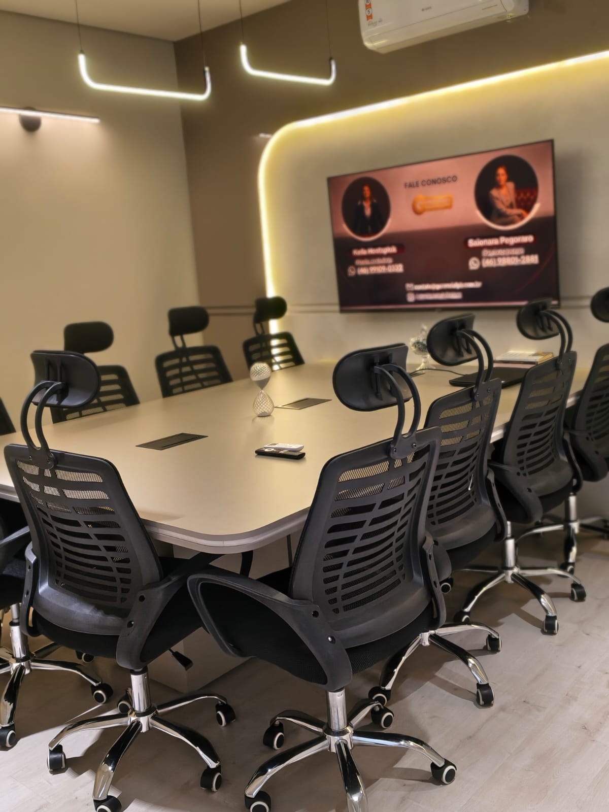 Sala de reuniões da Gerencial Pato Branco